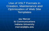 XSLT Formats in Website Templates in Cascade Server CMS by Jay Mercer