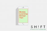 Mobile Learning Design Tips