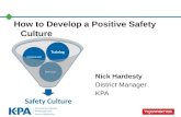 How to Develop a Positive Safety Culture