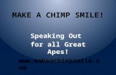 TEDx slideshow Make a Chimp Smile!