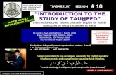 (Slideshare) lesson#9)tauhid-course-(5-december-2012)