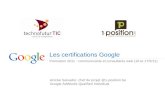 Certifications Google