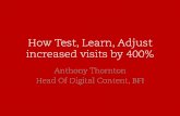 Email Marketing: How Test, Learn, Adjust increased visits by 400%