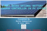 MPPT Based Optimal Charge Controller in PV system