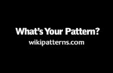 What's Your Pattern?