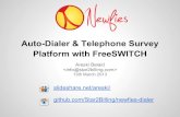 Newfies dialer - autodialer : freeswitch weekly conference 13 march2013