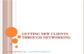 How to Get High Profile Clients (i.e. Lead Generation) From Networking