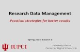 Data Management Lab: Session 3 Slides