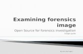 Examining forensics image with Open Source