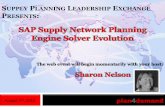 Supply Planning Leadership Exchange SAP APO SNP Solver Engine Selection