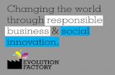 Evolution Factory - Changing the World through Responsible Business and Social Innovation