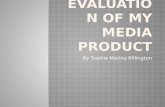 Evaluation of my media product