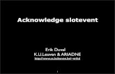 Acknowledge 02 Voorstelling Acknowledge Project Erik Duval   Ku Leuven En Davor Meersman   Synergetics