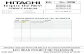 Hitachi 62VS69A Service (Repair) Manual