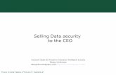 Selling Data Security Technology
