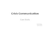 crisis communication case study- Tesco horse meat scandal