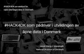 Open heritage data in denmark - ignite-ish talk at #HACK4NO, Norwegian Cultural Heritage Hackathon 2014