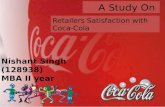 Coca Cola Summer Internship Report " Retailers Satisfaction With Coca Cola"