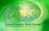 Export Import Data Portal - Cybex Exim