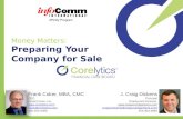 Money Matters - preparing for company sale - 041113