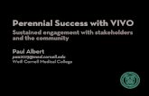 Perennial success with VIVO: sustained engagement with stakeholders and the community