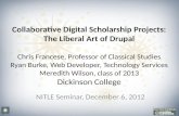 Collaborative Digital Scholarship Projects: The Liberal Art of Drupal