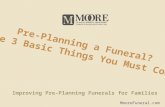 Pre-Planning a Funeral in Oklahoma - We Have 3 Basic Things You Must Consider
