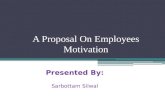 Employee motivation research purposal