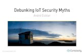 Debunking IoT Security Myths
