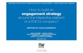 How to build an engagement strategy around the interactive platform of a FMCG company?