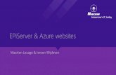 EPiServer & Azure websites