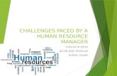 Challenges faced by a Human resource manager