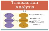Transaction Analysis (Human Resource)
