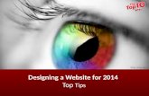 Designing a Website for 2014 - Top Tips and Ideas