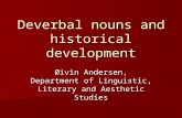 Deverbal nouns and historical development