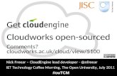 Get CloudEngine IET coffee morning July 2011