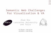 Semantic Web Challenges for Visualisation and Visual Analytics