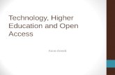 Technology, Higher Education, and Open Access