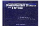 Rolf & Norman Fundamentals of Semiconductor Physics and Devices