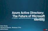 CIS 2014: Azure Active Directory (Sean Deuby)