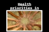 Health priorities slide show