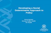 Kevin buckett - SA Health - Social Determinants of Health Conference