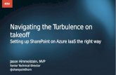 Navigating the turbulence on takeoff: Setting up SharePoint on Azure IaaS the right way