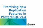 PostgreSQL Hangout Replication Features v9.4