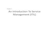 An introduction to service management (itil)