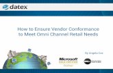 How to Ensure Vendor Conformance to Meet Omni Channel Retail Needs