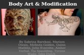 Body art modification