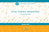 Voces Vitales Argentina Actividades 2009