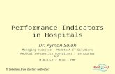 Performance Indicators In Hospitals - Ayman Salah