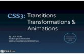 CSS3: Transitions, Transformations & Animations
